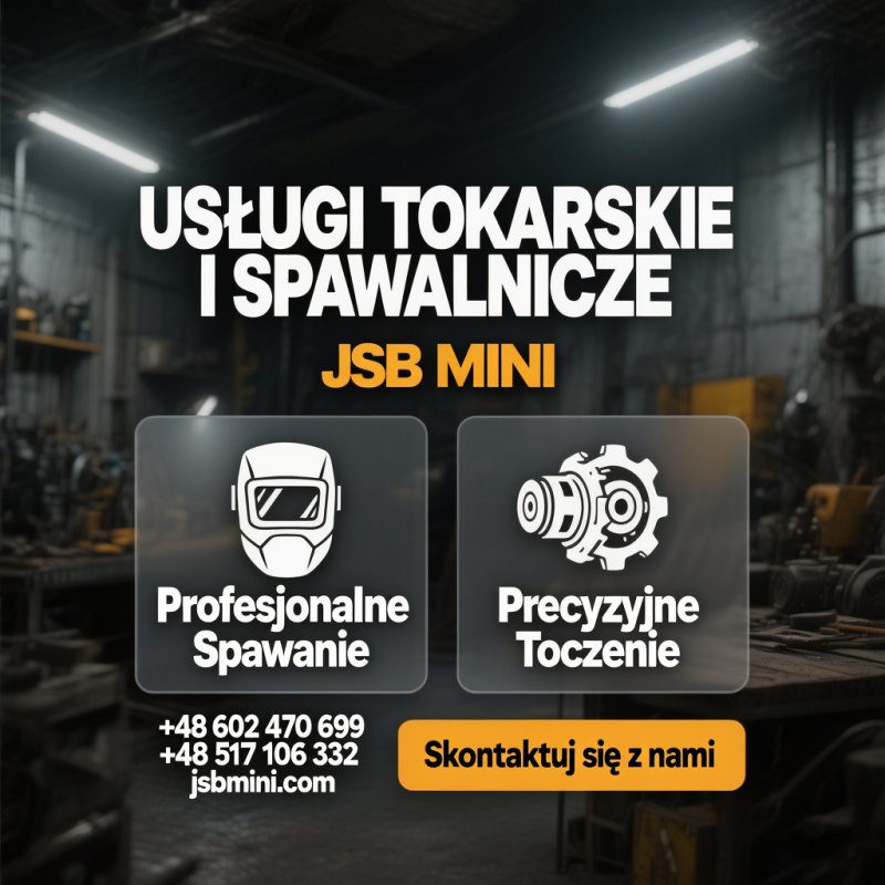 Usługi tokarskie i spawalnicze