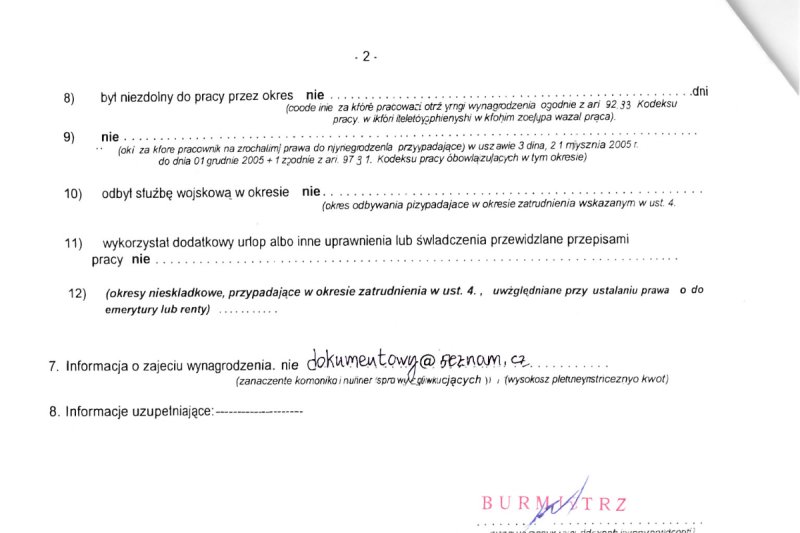 Świadectwo Pracy. Potwierdź Zatrudnienie