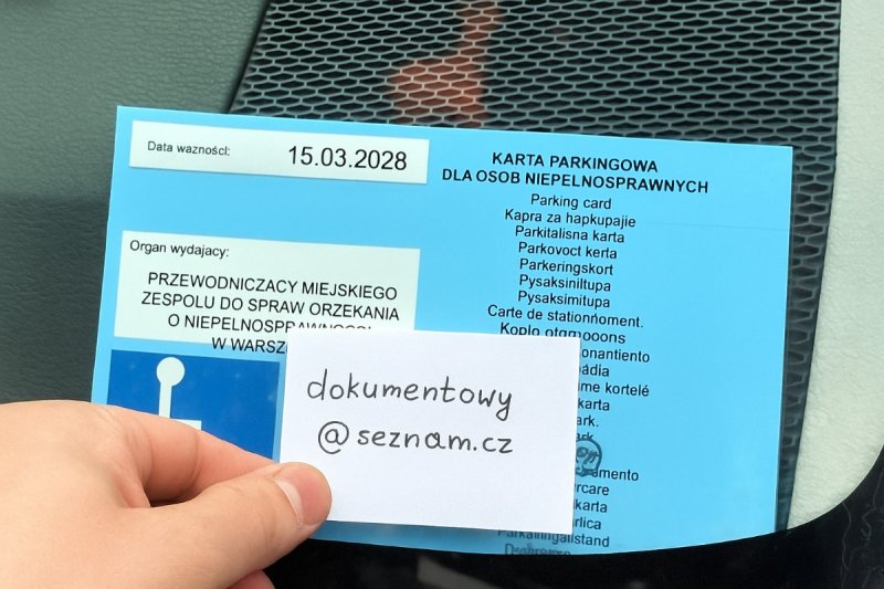 Karta Parkingowa Dla Osób Niepełnosprawnych