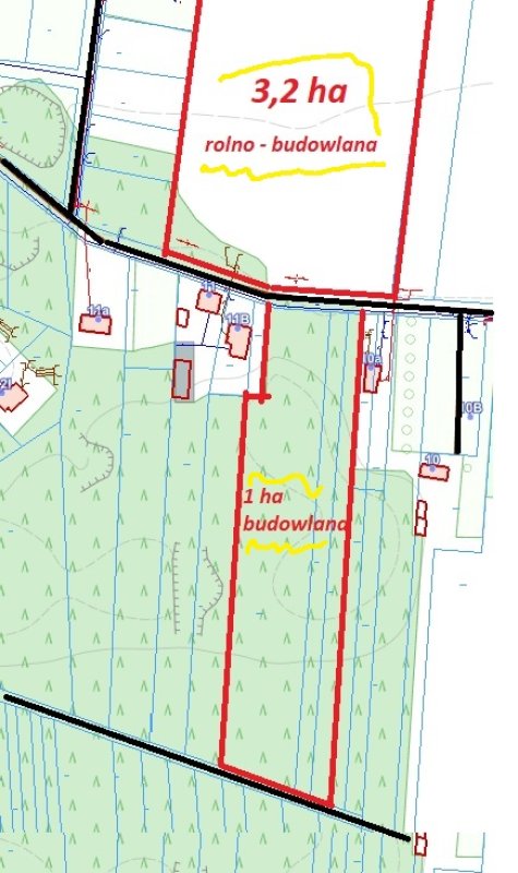 Budowlane handlowe rekreacyjne sprzedam 4ha super - 01 Budowlane handlowe rekreacyjne sprzedam 4ha super - 01