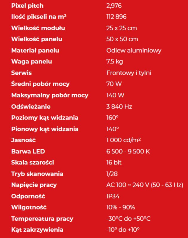 Wynajem ekran LED wewnętrzny dowolny wymiar - 02 Wynajem ekran LED wewnętrzny dowolny wymiar - 02