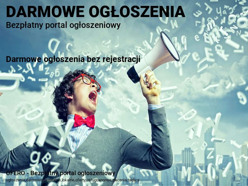 OFERO - Bezpłatny portal ogłoszeniowy