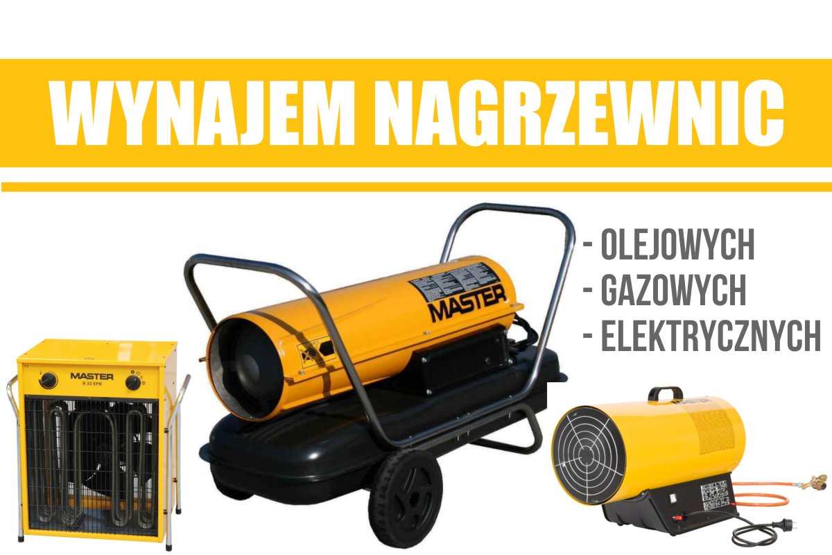 Wynajem nagrzewnic powietrza Lublin i okolice AGMAK