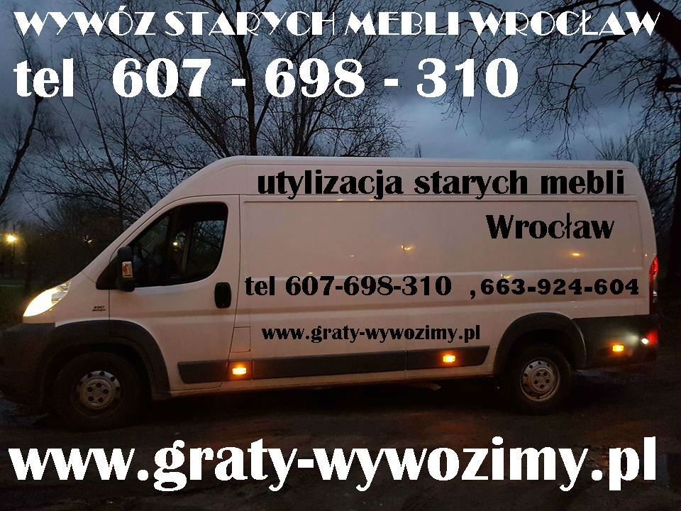 Wywóz starych mebli z mieszkań,domów Wrocław,opróżnianie piwnic
