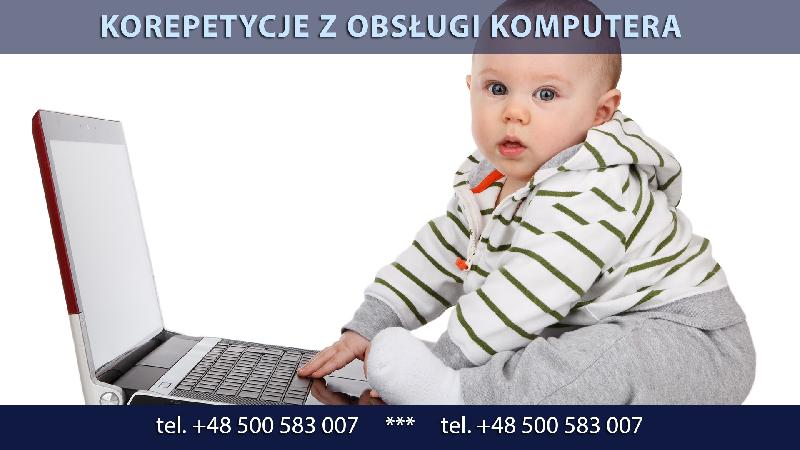Szkolenie korepetycje z obsługi komputera i Internetu Bielsko Biała