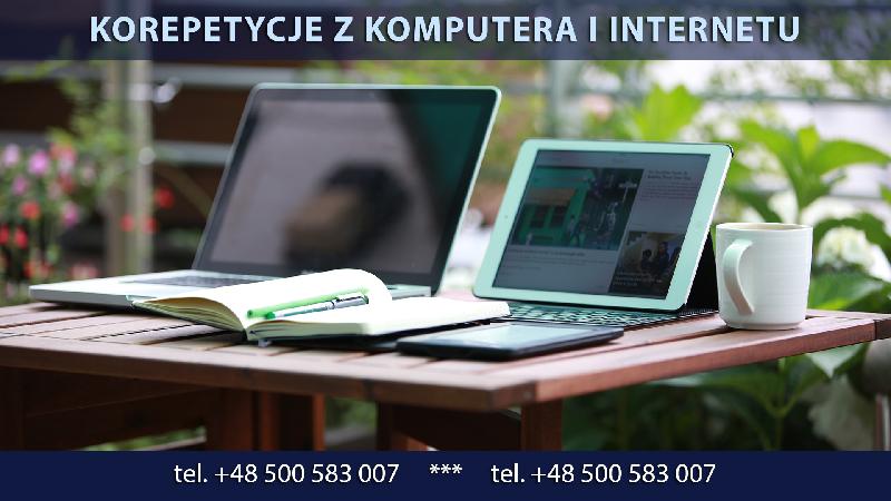 Szkolenie korepetycje z obsługi komputera i Internetu Bielsko Biała - 02