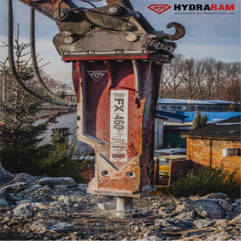 Nowy młot wyburzeniowy hydrauliczny HYDRARAM FX10 - 05