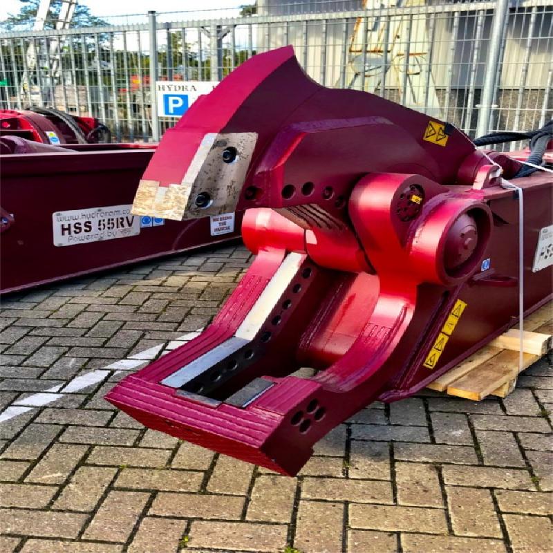 Nożyce do cięcia stali złomu Hydraram HSS14RV 1360 kg - 05