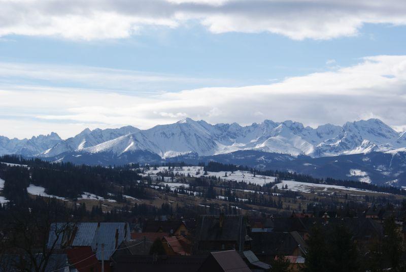 Pokoje z widokiem na Tatry.