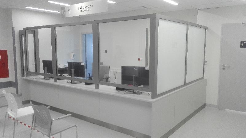 Obudowa recepcji, rejestracji, punktów informacyjnych, punktów obsługi - 03