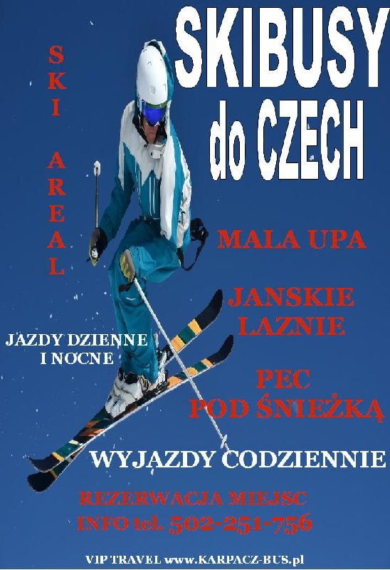 SKIBUSY do Czech , codziennie