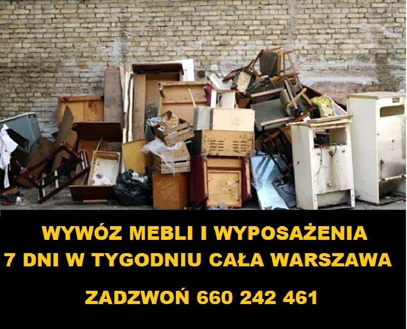 Wywóz mebli gabarytów rzeczy zbędnych