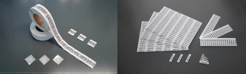 Metki, etykiety antykradzieżowe AM 58 KHZ , RF 8,2