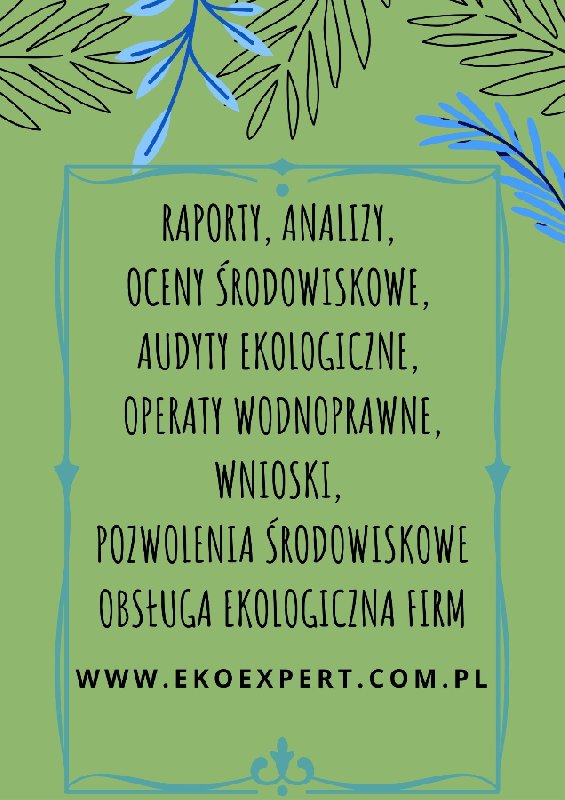 Doradztwo ekologiczne zarządzanie ochroną środowiska usługi EKOEXPERT - 01