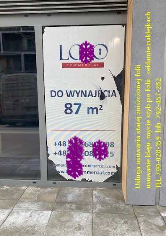 Usługa usuwania zrywania folii, naklejek, usuwanie napisów, oznaczeń - 04