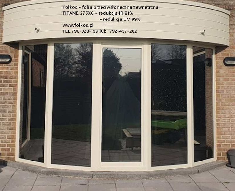 Folia przeciwsłoneczna zewnętrzna Tytan 275XC przyciemnianie szyb Wars - 01