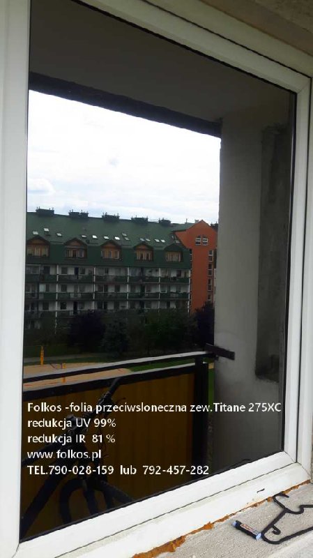 Folia przeciwsłoneczna zewnętrzna Tytan 275XC przyciemnianie szyb Wars - 04