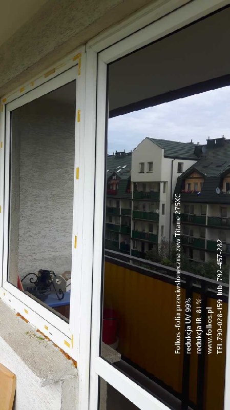 Folia przeciwsłoneczna zewnętrzna Tytan 275XC przyciemnianie szyb Wars - 05
