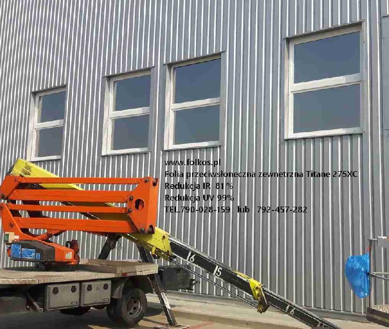 Folia przeciwsłoneczna zewnętrzna Tytan 275XC przyciemnianie szyb Wars - 06