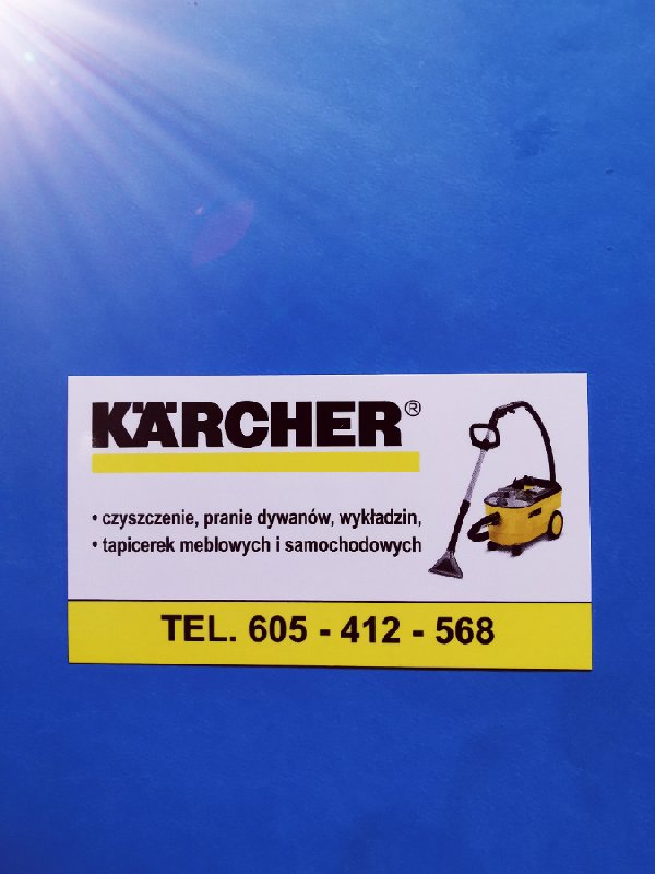 Kościan Karcher czyszczenie wykładzin dywanów tapicerki ozonowanie