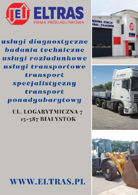 Uslugi diagnostyczne warsztat serwis hydrauliki siłowej ELTRAS