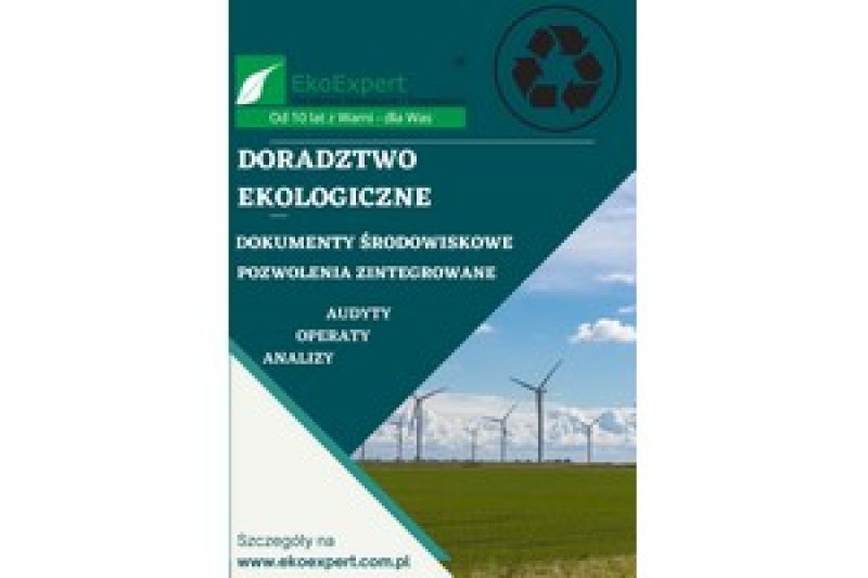 Ochrona środowiska doradztwo usługi dokumentacja pozwolenia EkoExpert - 01