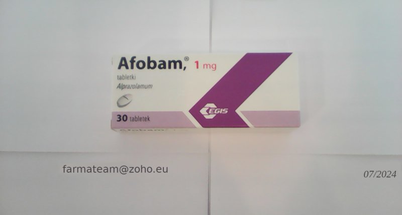 FarmaTeam Alpragen 1mg, Afobam 1mg Wysyłka w 24h