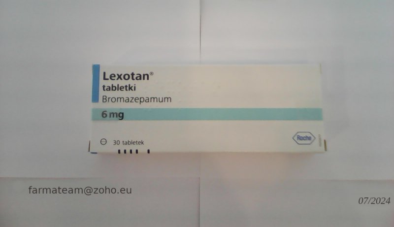 FarmaTeam Lexotan 6mg, Nitrazepam GSK 5mg Wysyłka w 24h