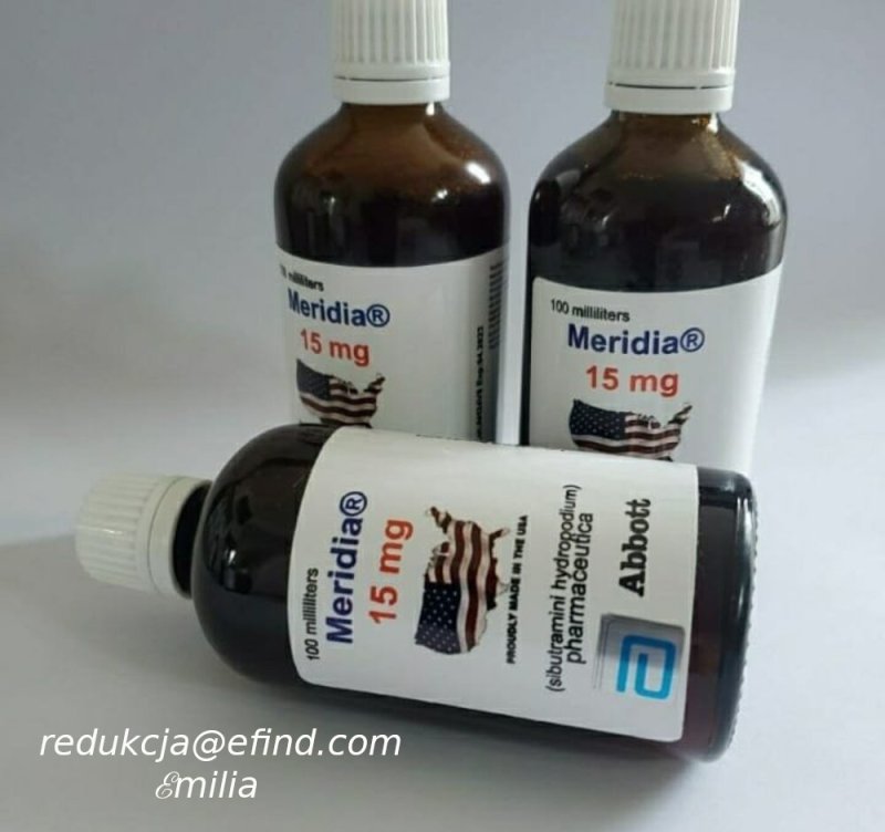 Meridia 15mg W Syropie Z USA - 01