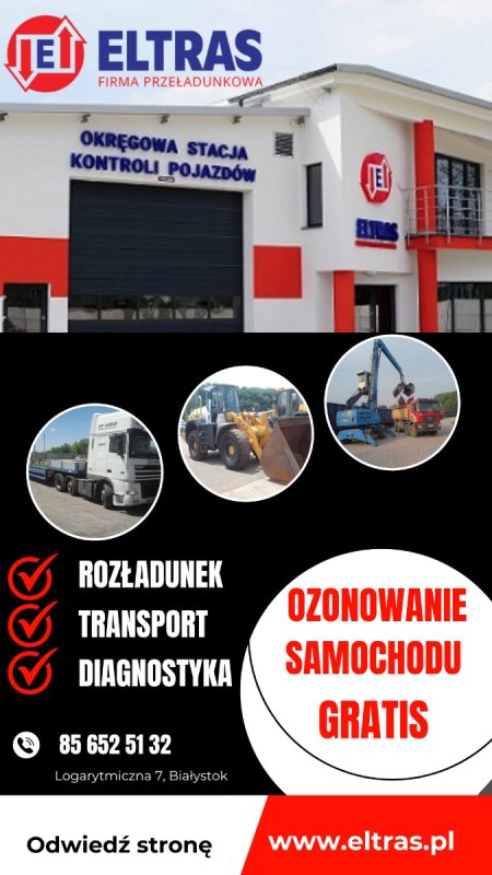 Diagnostyka pojazdów maszyn naprawa serwis węży hydraulicznych ELTRAS