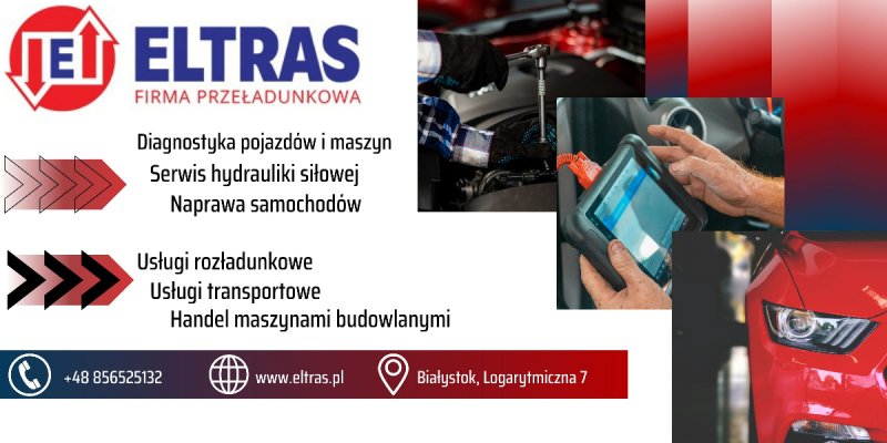 Transport ciężarowy wynajem maszyn serwis ELTRAS - 01 Transport ciężarowy wynajem maszyn serwis ELTRAS - 01