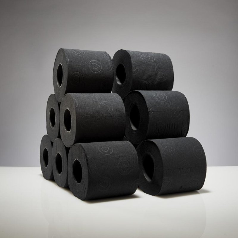 Czarny Papier Toaletowy Renova 6 rolek - 05