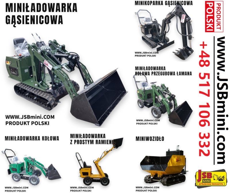 Ładowarka Koparka Wozidło NOWE 2025 Producent JSB - 09 Ładowarka Koparka Wozidło NOWE 2025 Producent JSB - 09