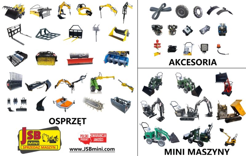Koparka Ładowarka Wozidło NOWE 2025 JSB MINI - 09