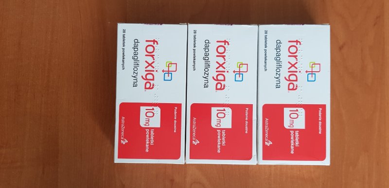 Forxiga 3 opakowania zaplombowane