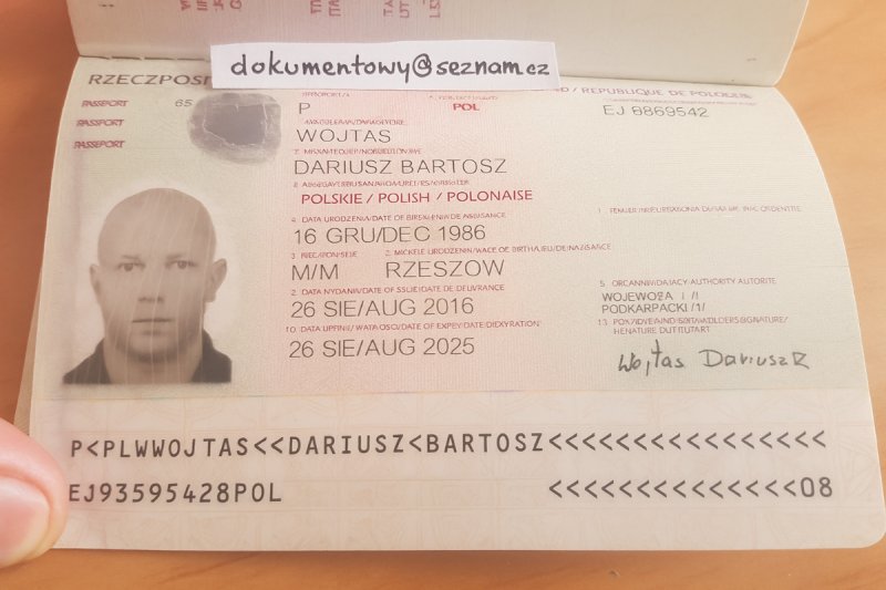 Kup Paszport Nierejestrowany Lub Rejestrowany - 03