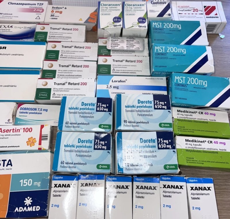 Doreta, Tramal, Xanax, MST continus,Clonazepam TZF