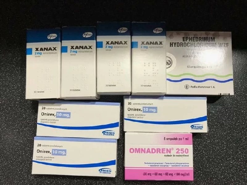 Xanax,Onirex,Omnadren,Doreta, Medikinet, Nasen