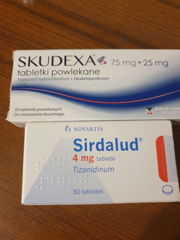Skudexa,Sirdalud,Tramal,Diazepam,Nitrazepam,Xanax