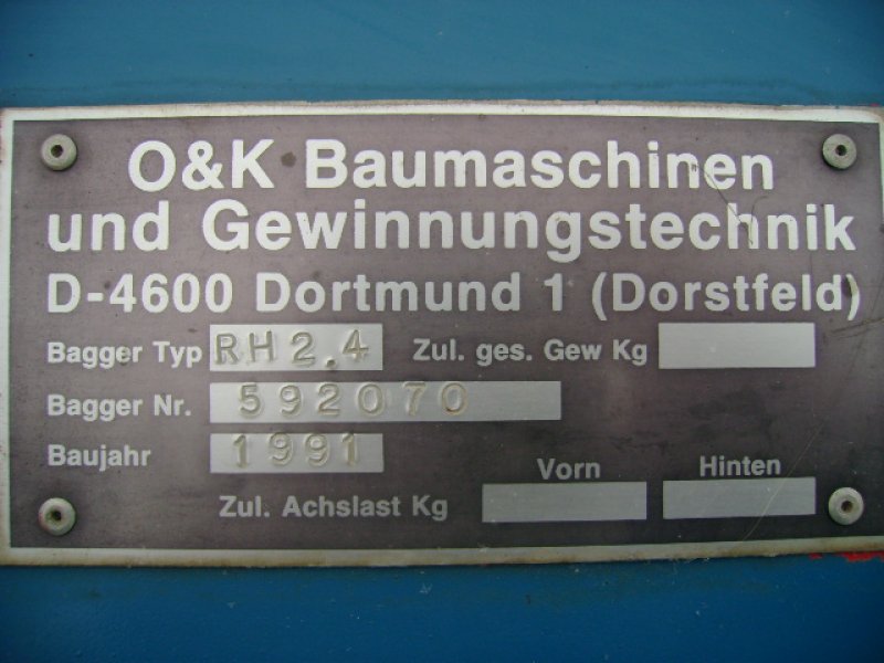 Ramiona do koparki rh 2,4