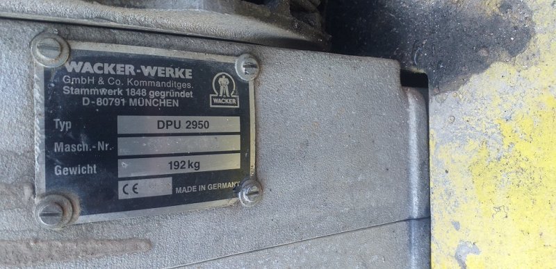 Płyta wibracyjna Wacker Werk - 05