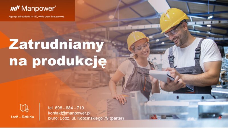 Zatrudniamy na produkcję /w syst. grafikowym/ - 01
