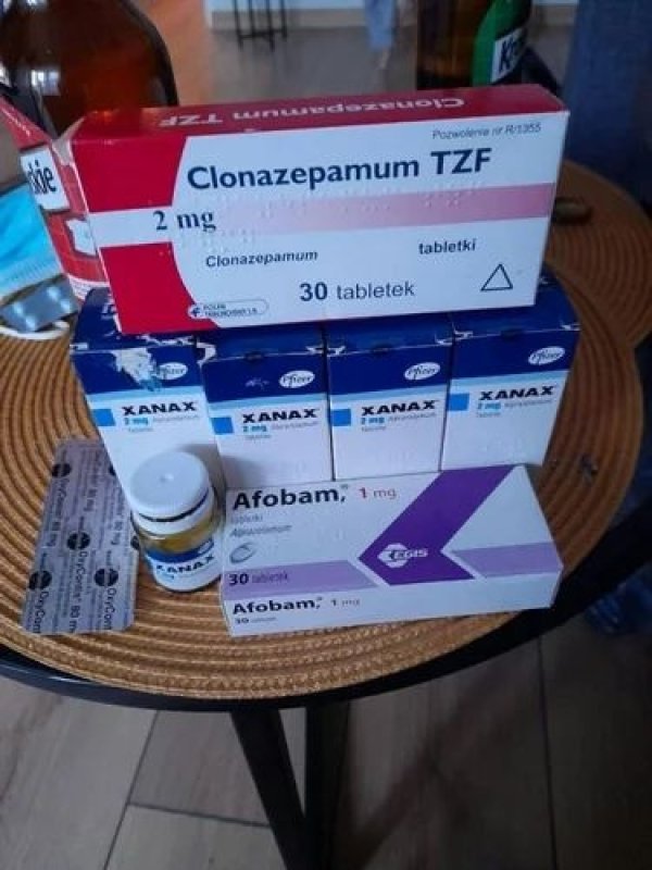 Clonazepam TZF, Xanax, Afobam, Oxycontin, Oxydolor