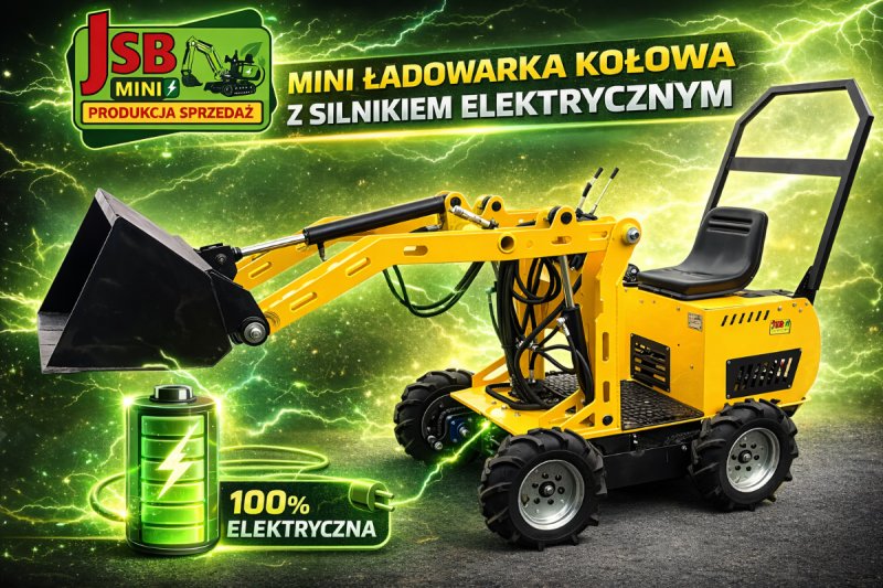 Elektryczna E Ładowarka E Koparka NOWE 2026 JSB - 02 Elektryczna E Ładowarka E Koparka NOWE 2026 JSB - 02