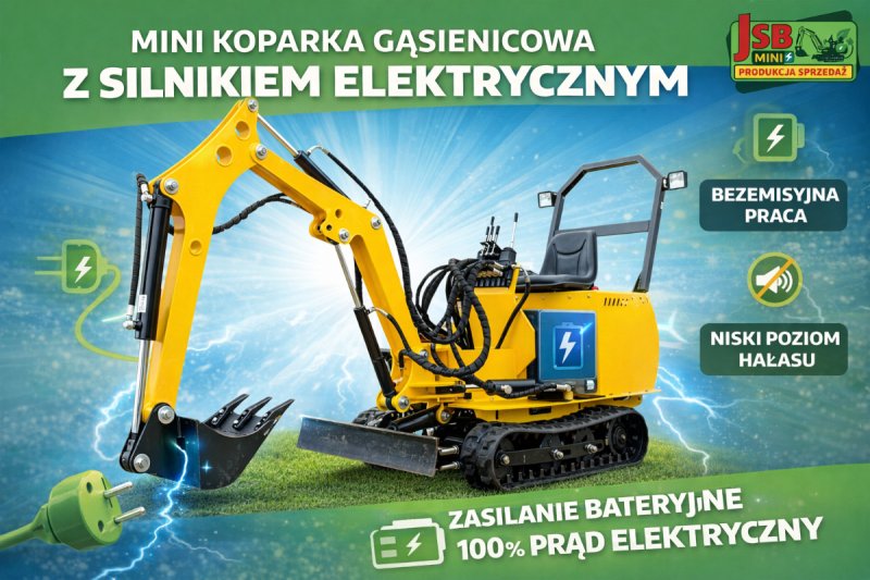 Elektryczna E Ładowarka E Koparka NOWE 2026 JSB - 04 Elektryczna E Ładowarka E Koparka NOWE 2026 JSB - 04