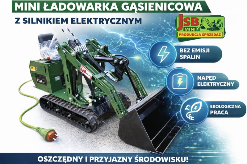 Elektryczna E Ładowarka E Koparka NOWE 2026 JSB - 05 Elektryczna E Ładowarka E Koparka NOWE 2026 JSB - 05