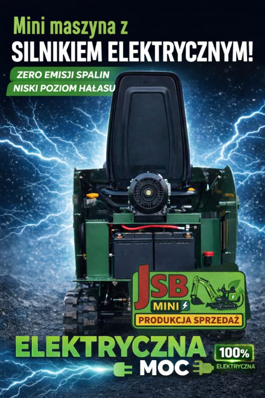 Elektryczna E Ładowarka E Koparka NOWE 2026 JSB - 06 Elektryczna E Ładowarka E Koparka NOWE 2026 JSB - 06