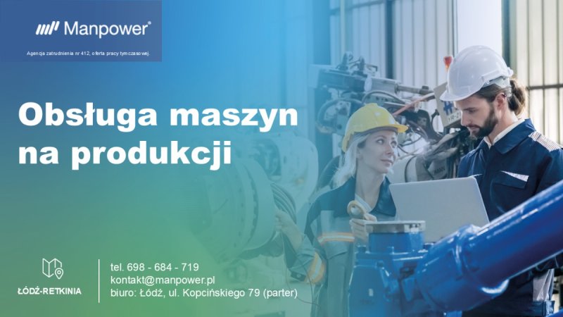 Obsługa maszynowa na produkcji - 01 Obsługa maszynowa na produkcji - 01