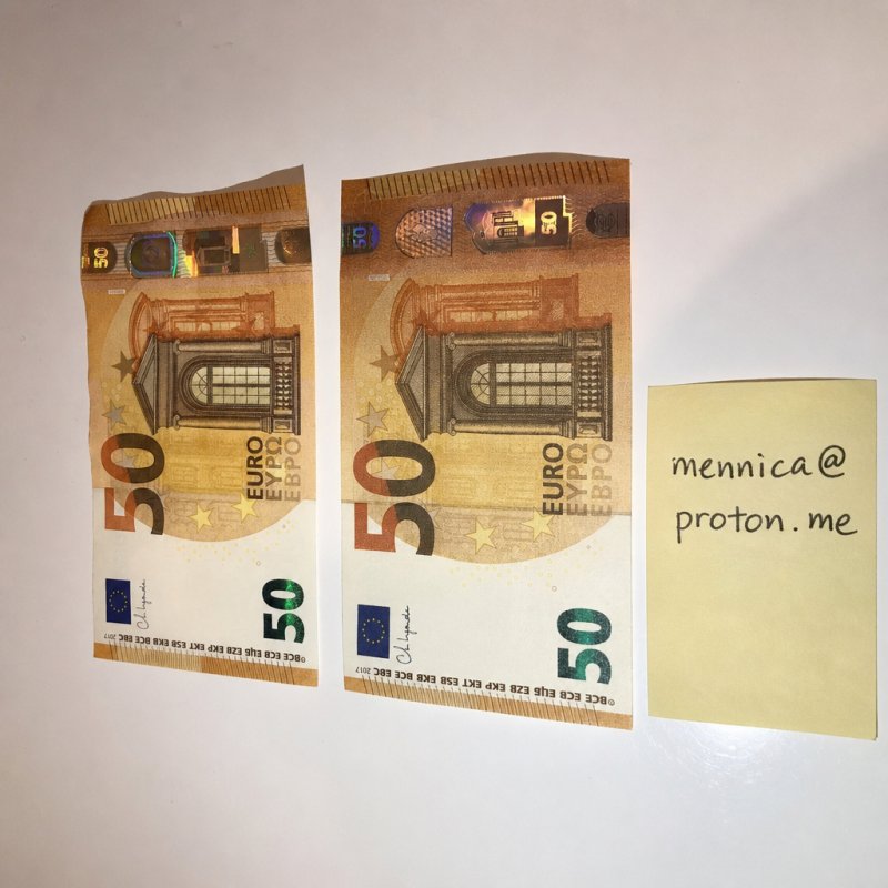 Fake Nominał 50 EUR Idealny Do Płacenia Za Granicą