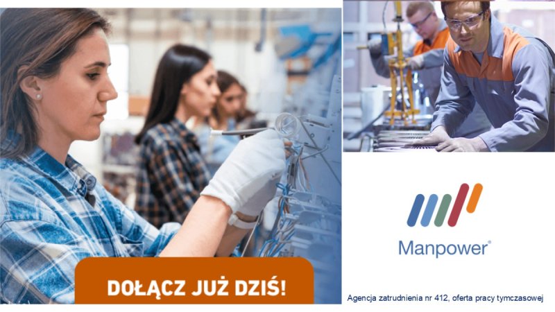 Pracuj produkcyjnie w oparciu o umowę zlecenie